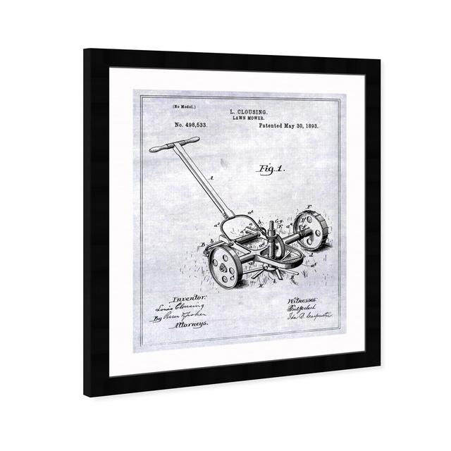 Lawn-mower 1893 - Single Picture Frame Print East Urban Home Size: 31 cm H x 25 cm W on Productcaster.