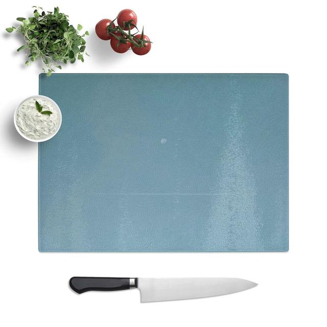 Glass Flying Past The Moon Chopping Board East Urban Home Size: 28.5 cm W x 20 cm L on Productcaster.