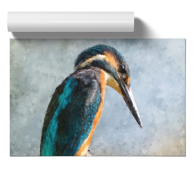 Kingfisher Bird Vol.1 - No Frame Print East Urban Home Size: 42cm H x 59cm W x 0.1cm D on Productcaster.