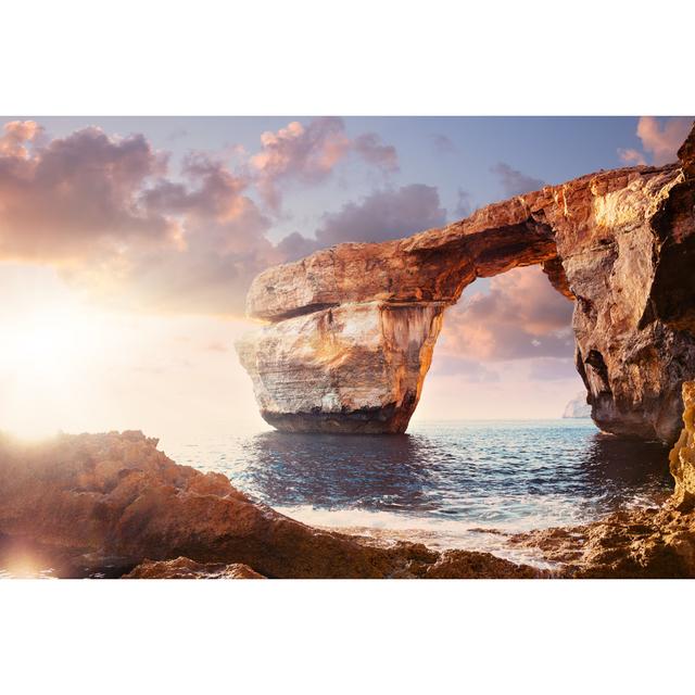 Azure window in sunset 540979748 House of Hampton Size: 51cm H x 76cm W on Productcaster.