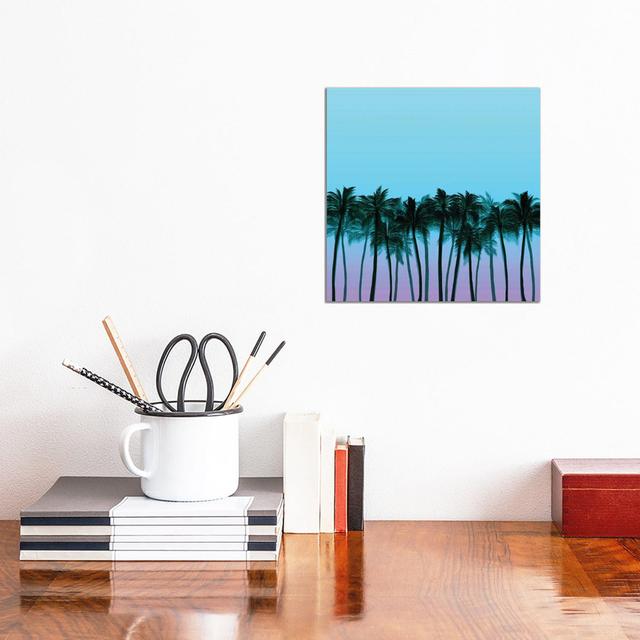 Beach Palms VIII Bold by Julia Di Sano - Wrapped Canvas Gallery-Wrapped Canvas Giclée 17 Stories Size: 93.98cm H x 93.98cm W x 3.81cm D on Productcaster.