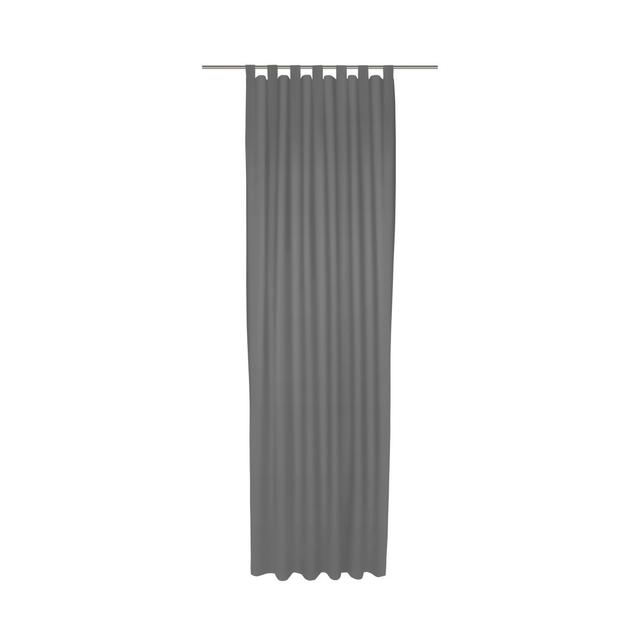 Polyester Blackout Tab Top Curtain Panel Wirth Curtain Colour: Grey/Brown/Blue, Panel Size: 142cm Width x 305cm Drop on Productcaster.