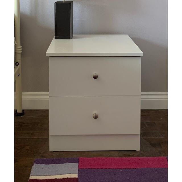 Iphlgenia 2 Drawer 60Cm W Chest of Drawers Ebern Designs Colour: Alabaster White on Productcaster.