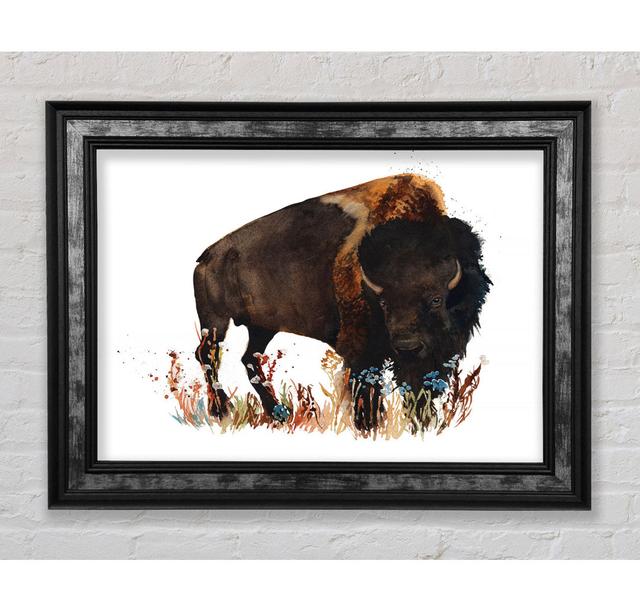 Bison Love Framed Print Bright Star Size: 59.7cm H x 84.1cm W x 8cm D on Productcaster.