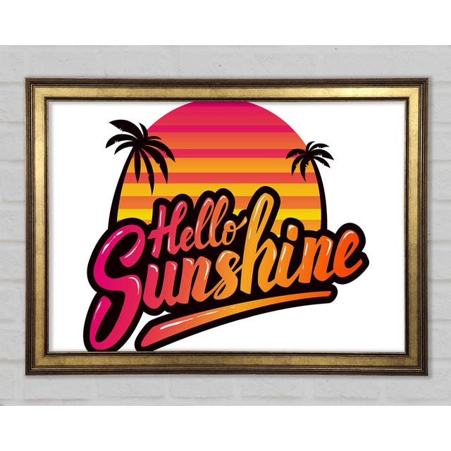 Hello Sunshine 2 - Print Happy Larry Size: 59.7cm H x 84.1cm W x 1.5cm D on Productcaster.