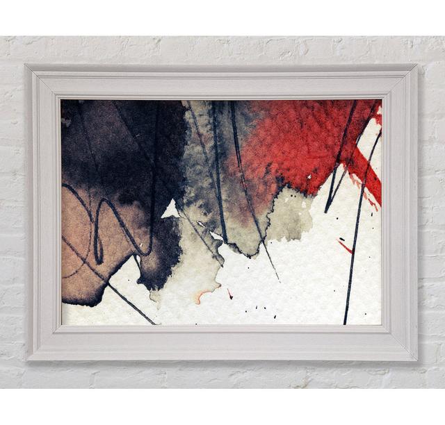 Volcano Melt Framed Print Ebern Designs Size: 100cm H x 141.4cm W on Productcaster.