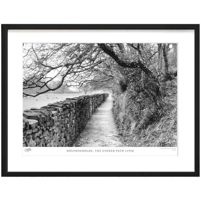 'Dolphinholme, the Cinder Path C1950' - Picture Frame Photograph Print on Paper The Francis Frith Collection Size: 40cm H x 50cm W x 2.3cm D on Productcaster.