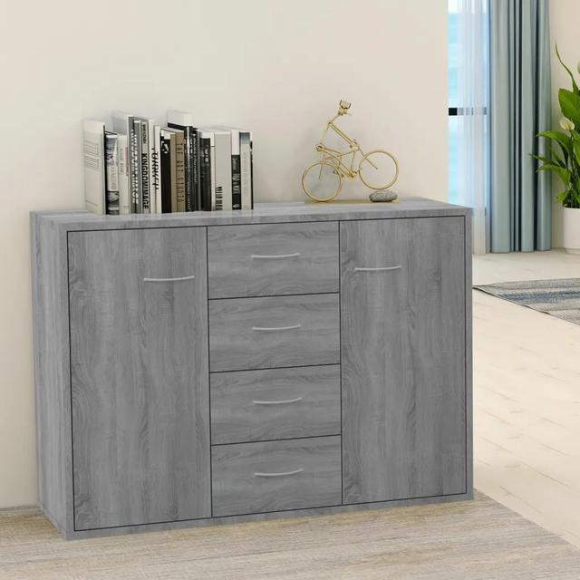 Andew Sideboard 17 Stories Colour: Grey Sonoma on Productcaster.