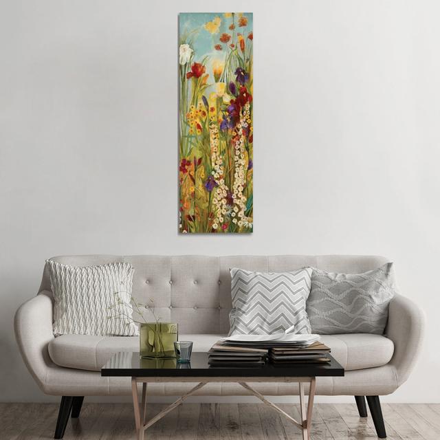 Merriment II by Jill Martin - Wrapped Canvas Panoramic Painting Ophelia & Co. Size: 152.4cm H x 50.8cm W x 3.81cm D on Productcaster.