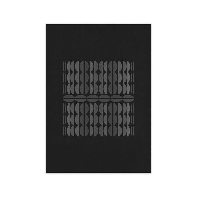 Black and White Abstract Art Original - Graphic Art Print on Paper 17 Stories Size: 59cm H x 42cm W x 1cm D, Frame Option: No Frame on Productcaster.