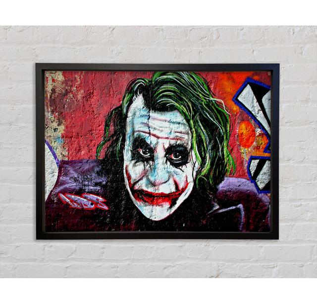 The Joker - Single Picture Frame Art Prints on Canvas Bright Star Size: 84.1cm H x 118.9cm W x 3.3cm D on Productcaster.