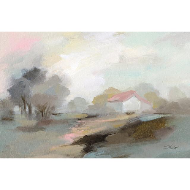 Farm In April by Silvia Vassileva - Wrapped Canvas Painting Rosalind Wheeler Size: 30cm H x 20cm W on Productcaster.