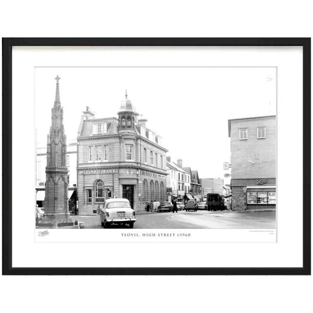 'Yeovil, High Street C1960' - Picture Frame Photograph Print on Paper The Francis Frith Collection Size: 40cm H x 50cm W x 2.3cm D on Productcaster.