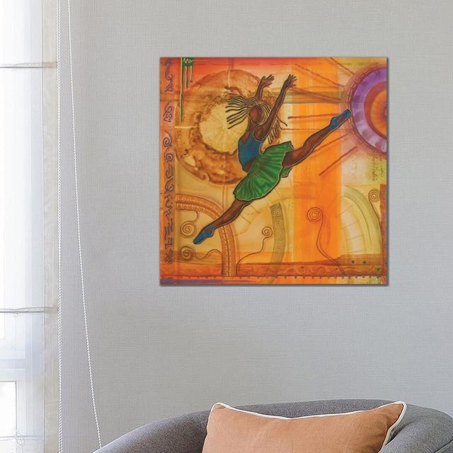 In Flight by Fred Odle - Wrapped Canvas Graphic Art ClassicLiving Size: 66.04cm H x 66.04cm W x 1.91cm D on Productcaster.