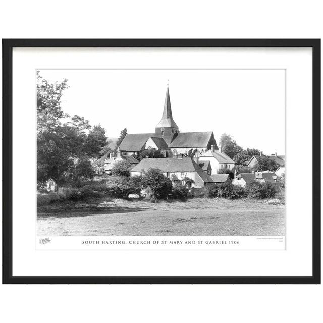 'South Harting, Church of St Mary and St Gabriel 1906' by Francis Frith - Picture Frame Photograph Print on Paper The Francis Frith Collection Size: 4 on Productcaster.