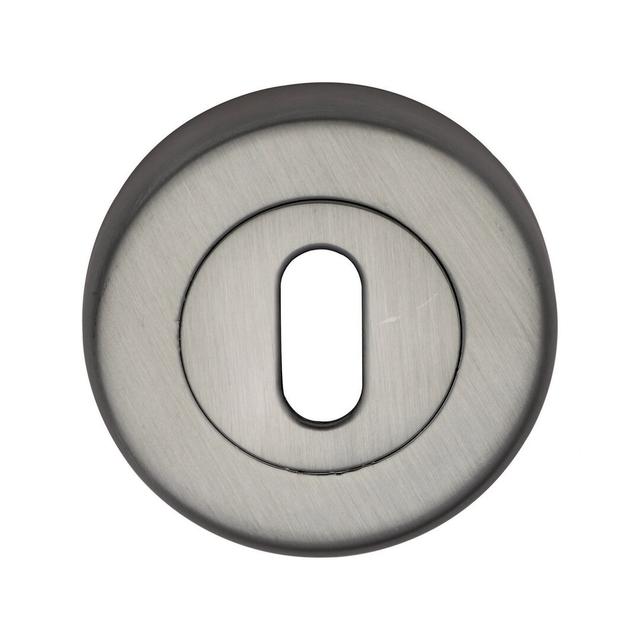 Keyhole Escutcheon Sorrento Finish: Satin Chrome on Productcaster.