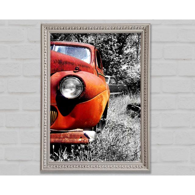 Old Banger Car In Field - Print Bright Star Size: 141.4cm H x 100cm W on Productcaster.