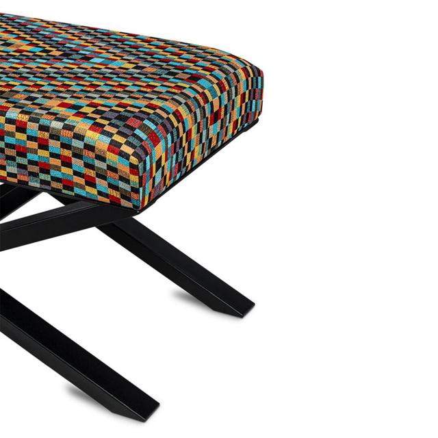 Ohiopyle Upholstered Bench Corrigan Studio Size: 45 x 110 x 35cm on Productcaster.