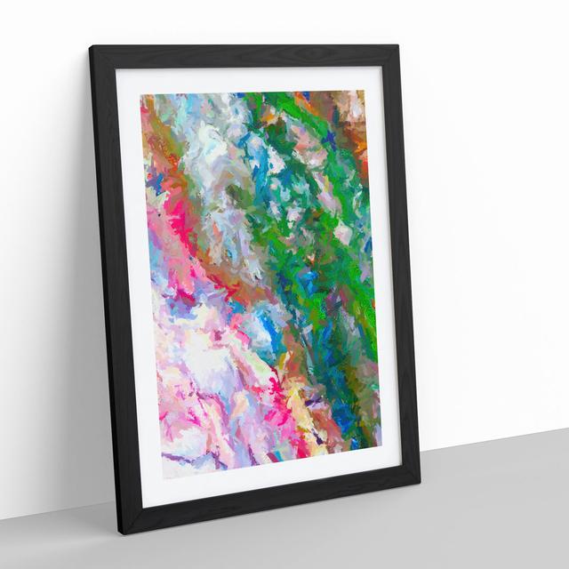 Loved by Hope Abstract - Picture Frame Graphic Art Metro Lane Frame Colour: Black, Size: 34cm H x 25cm W x 2cm D on Productcaster.