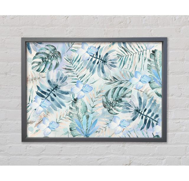 Cheese Plant Foliage - Single Picture Frame Art Prints on Canvas 17 Stories Size: 100cm H x 141.4cm W x 3.3cm D on Productcaster.