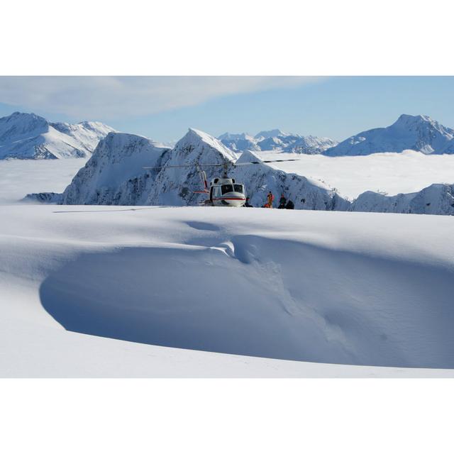 Heli Skiing by Harmphotos - Wrapped Canvas Photograph 17 Stories Size: 51cm H x 76cm W on Productcaster.