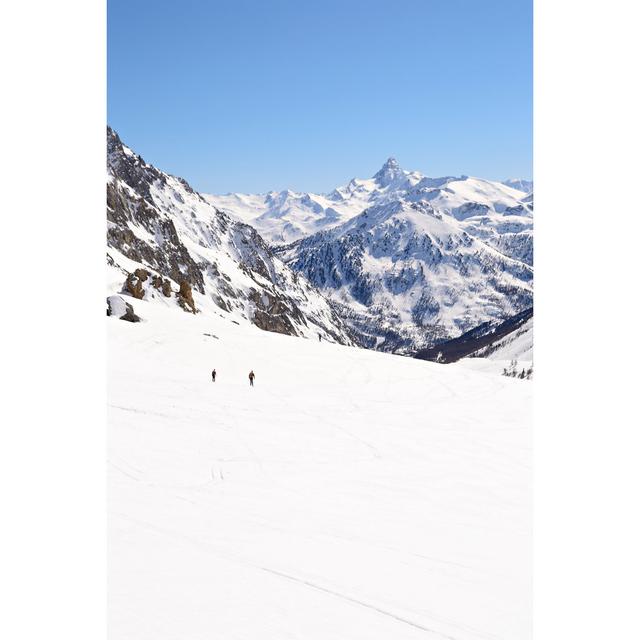 Mountain Ski Resort by Fbxx - Wrapped Canvas Photograph Alpen Home Size: 30cm H x 20cm W on Productcaster.