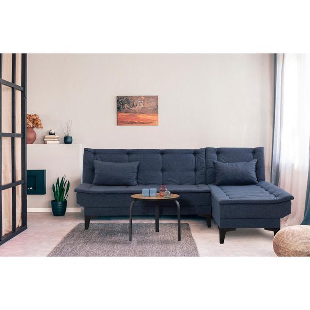 Modulares Ecksofa Sky Hanah Home Polsterfarbe: Navyblau on Productcaster.