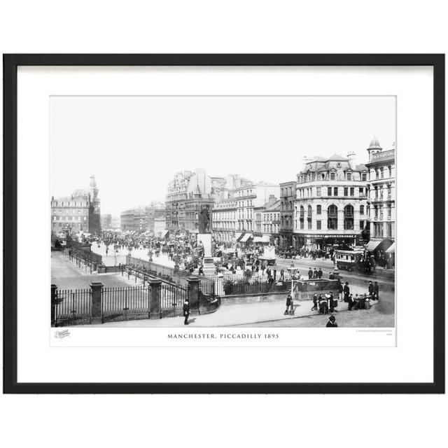 Manchester, Piccadilly 1895 by Francis Frith - Single Picture Frame Print The Francis Frith Collection Size: 40cm H x 50cm W x 2.3cm D on Productcaster.