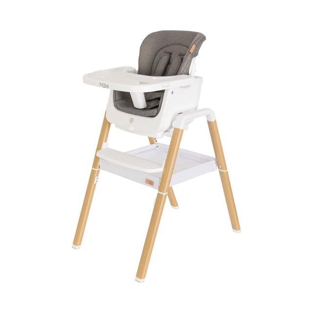 Nova High Chair Tutti Bambini Finish: White/Oak on Productcaster.