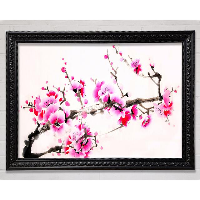 Cherry Tree Painting - Single Picture Frame Art Prints Bright Star Size: 84.1cm H x 118.9cm W x 3cm D on Productcaster.