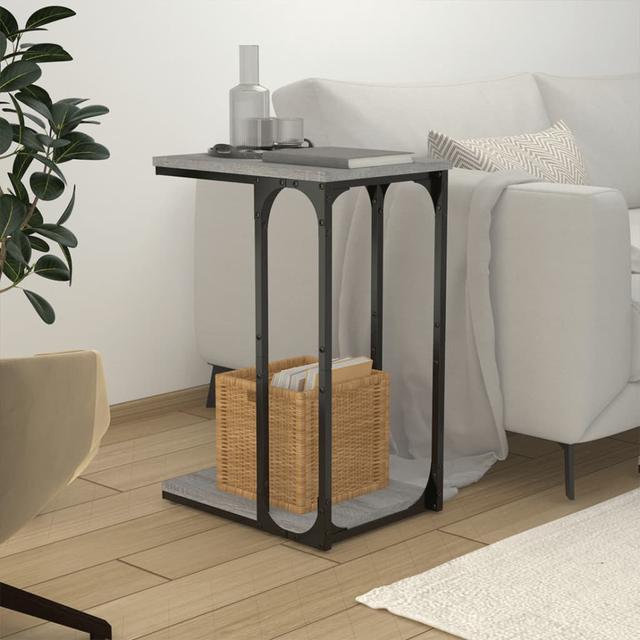 Afrida Frame End Table Borough Wharf Table Top Colour: Grey on Productcaster.