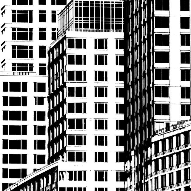 NYC in Pure B and W I by Jeff Pica - Wrapped Canvas Graphic Art Ebern Designs Size: 76cm H x 76cm W on Productcaster.