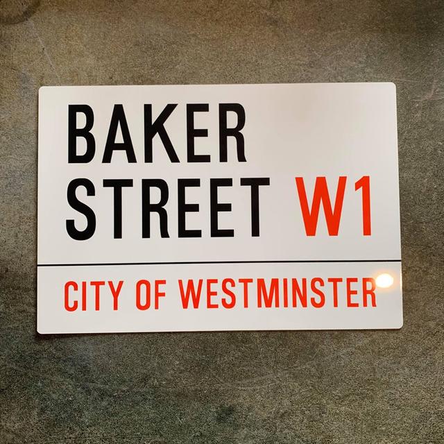 Kamijah Bakers Street London Street Sign - Metal Sign East Urban Home Size: 15cm H x 20cm W on Productcaster.