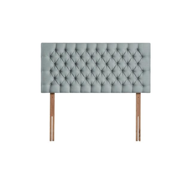 Hedding Upholstered Headboard Astoria Grand Colour: Sky Blue, Size: Small Double (4') on Productcaster.