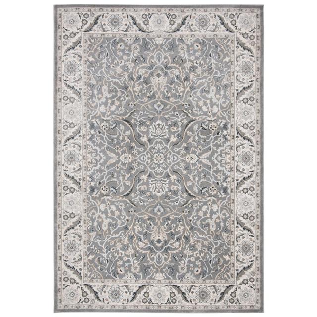 Wachapreague Power Loomed Grey/Beige/Off White Rug Mistana Rug Size: Rectangle 90 x 150cm on Productcaster.