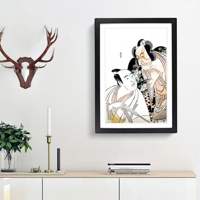 Daimyo by Katsukawa Shunko - Picture Frame Painting Print East Urban Home Size: 48cm H x 36cm W x 2cm D, Frame Option: Black Framed on Productcaster.