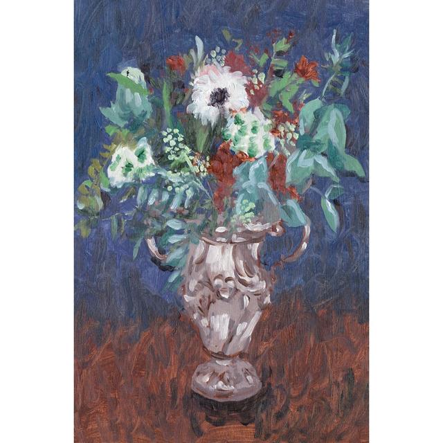 Night Bouquet II by Melissa Wang - Wrapped Canvas Painting Rosalind Wheeler Size: 91cm H x 61cm W x 3.8cm D on Productcaster.