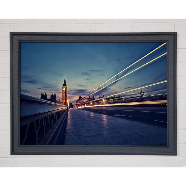 Big Ben Speed Of Light 8 - Single Picture Frame Art Prints Brayden Studio Size: 59.7cm H x 84.1cm W x 1.5cm D on Productcaster.