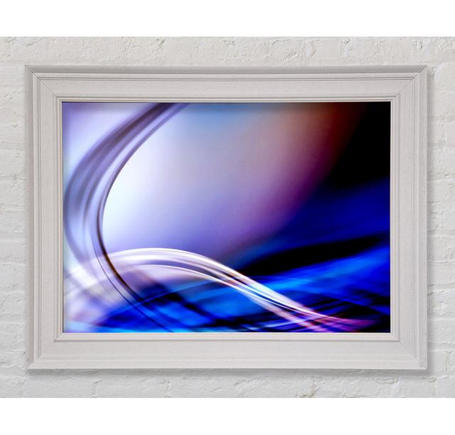 Curves Of Light Framed Print Ivy Bronx Size: 29.7cm H x 42cm W x 8cm D on Productcaster.