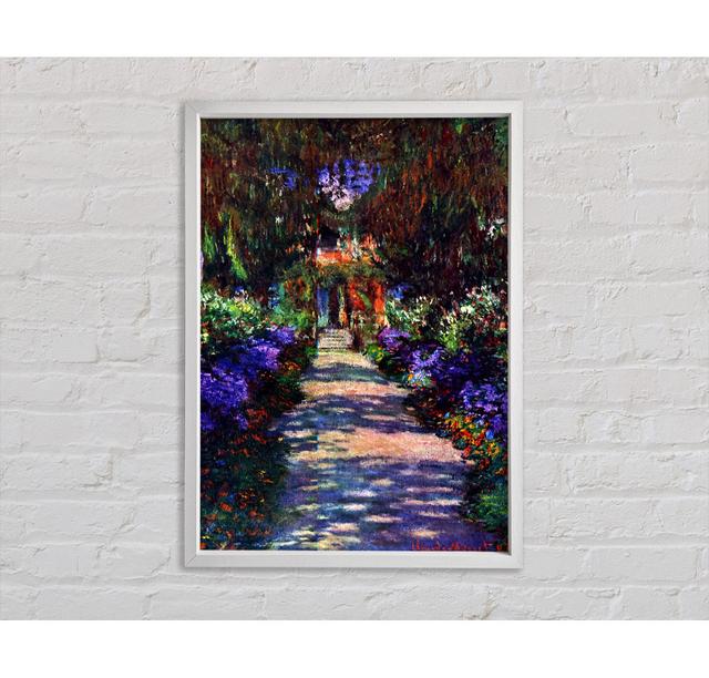 Monet Garden At Giverny 2 Framed Print Rosalind Wheeler Size: 141.4cm H x 100.1cm W x 3.3cm D on Productcaster.