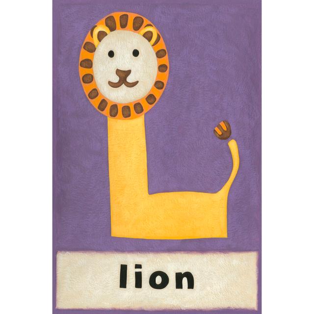 L Is For Lion by Chariklia Zarris - Wrapped Canvas Art Prints Isabelle & Max Size: 76cm H x 51cm W x 3.8cm D on Productcaster.