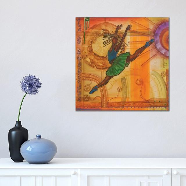 In Flight by Fred Odle - Wrapped Canvas Print ClassicLiving Size: 45.72cm H x 45.72cm W x 1.91cm D on Productcaster.