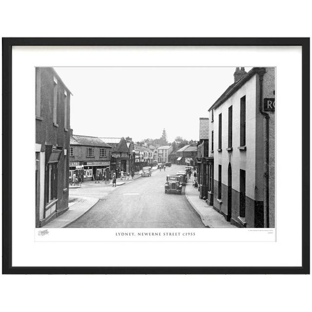 'Lydney, Newerne Street C1955' by Francis Frith - Picture Frame Photograph Print on Paper The Francis Frith Collection Size: 40cm H x 50cm W x 2.3cm D on Productcaster.