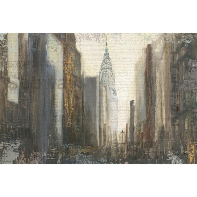 Urban Movement I NY Neutral Crop by Myles Sullivan - Wrapped Canvas Painting Ebern Designs Size: 20cm H x 30cm W on Productcaster.