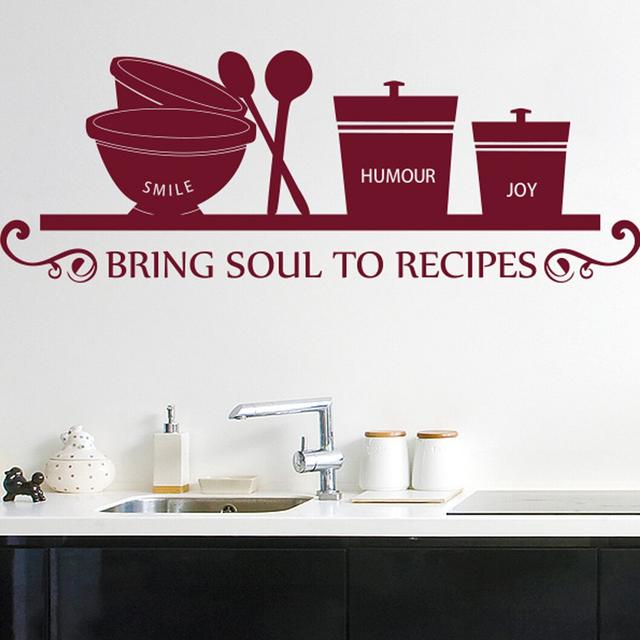 Food & Beverage Wall Decal 17 Stories Size: Medium, Colour: Burgundy on Productcaster.