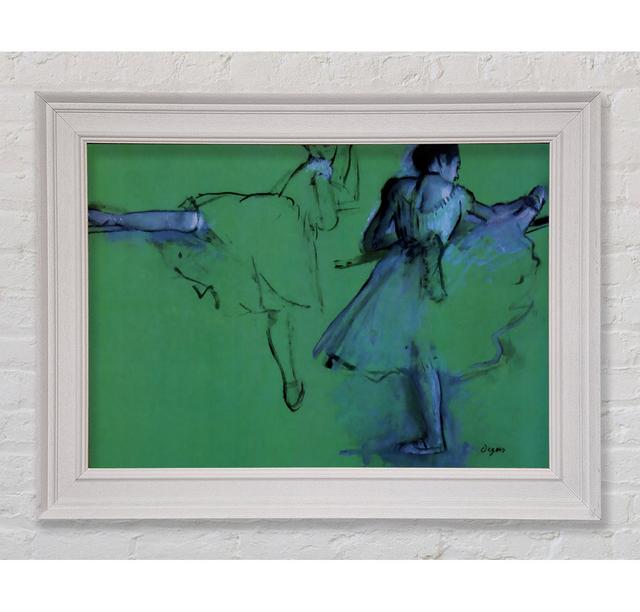 Degas Dancers At The Bar 2 Framed Print Mercer41 Format: White Framed Paper, Size: 59.7cm H x 84.1cm W x 8cm D on Productcaster.