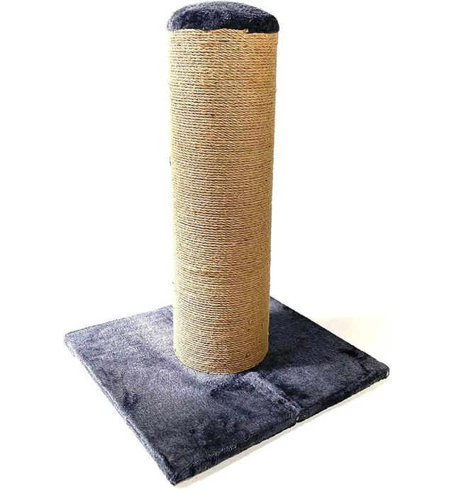 Arlesey Scratching Post Archie & Oscar Colour: Grey, Size: 186cm H x 66cm W x 20.2cm D on Productcaster.