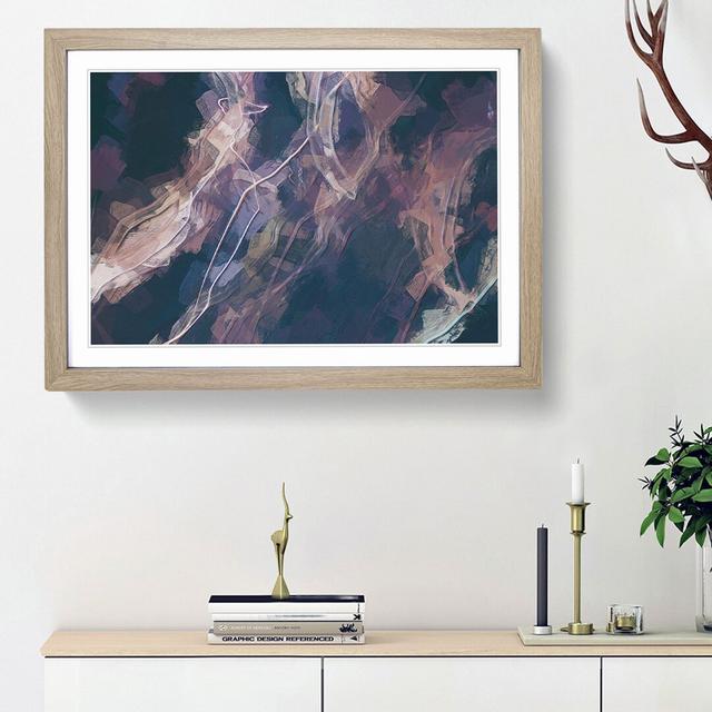 Endless Feelings in Abstract - Picture Frame Painting Print East Urban Home Frame Option: Oak Framed, Size: 27cm H x 36cm W x 2cm D on Productcaster.