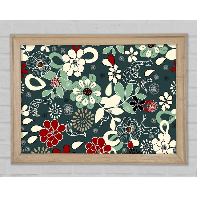 Flowers In Bloom - Print Bright Star Size: 29.7cm H x 42cm W x 1.5cm D on Productcaster.