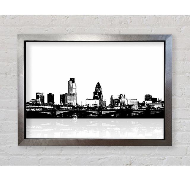 London City Waters B N W - Print Bright Star Size: 42cm H x 59.7cm W x 3.4cm D on Productcaster.